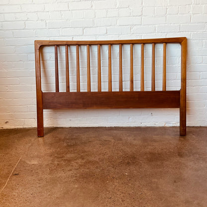 DANISH TEAK FULL-SIZE BED HEADBOARD