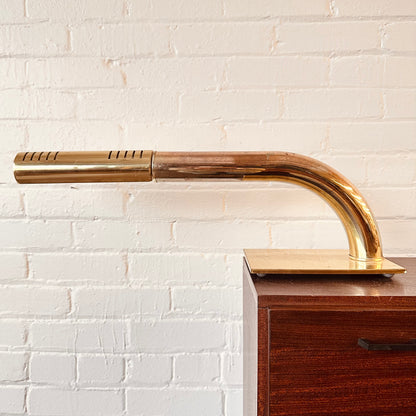 1970S MODERNIST BRASS DESK LAMP BY JIM BINDMAN