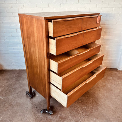 RESTORED 5 DRAWER DRESSER BY KENT COFFEY