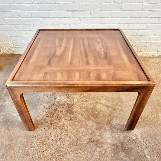 MCM WALNUT SQUARE COFFEE TABLE