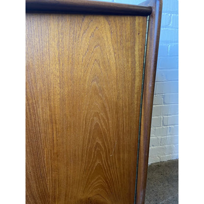 A YOUNGER CREDENZA IN AFROMOSIA & TEAK BY JOHN HUBERT