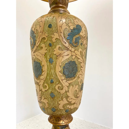 MARBRO EGYPTIAN GOLD GILT CAST METAL LAMP