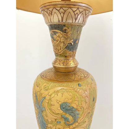 MARBRO EGYPTIAN GOLD GILT CAST METAL LAMP