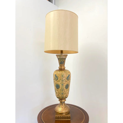 MARBRO EGYPTIAN GOLD GILT CAST METAL LAMP