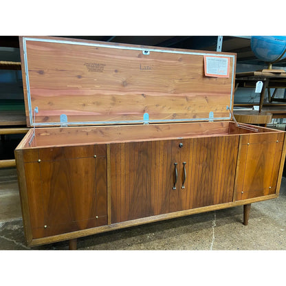 MCM WALNUT CEDAR CHEST BY LANE