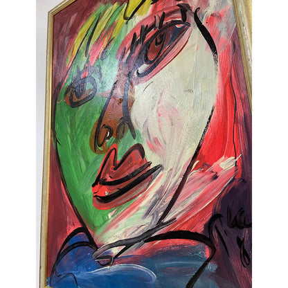 FRAMED PETER KEIL ACRYLIC ON CANVAS