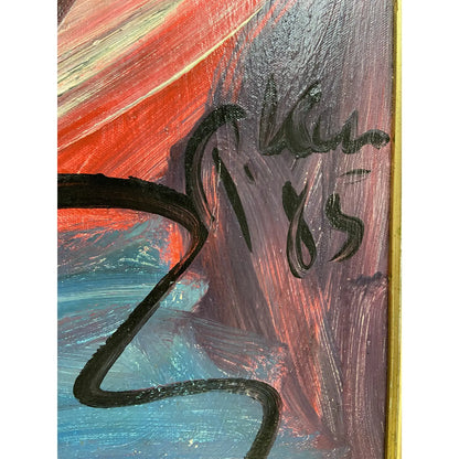 FRAMED PETER KEIL ACRYLIC ON CANVAS