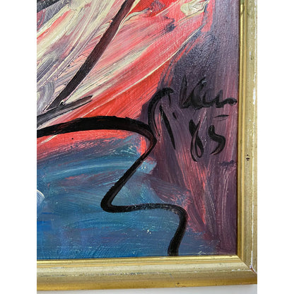 FRAMED PETER KEIL ACRYLIC ON CANVAS