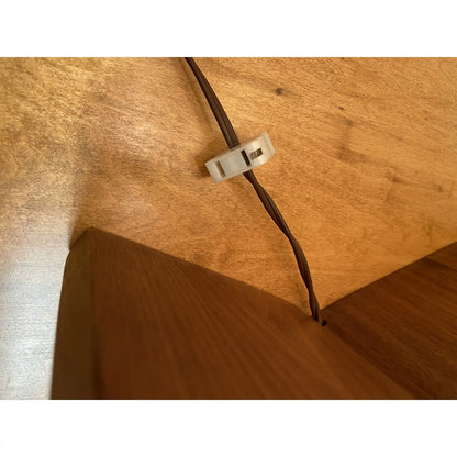 MCM PAUL MCCOBB WALNUT LAMP WITH CUSTOM SHADE & POMONA TILE