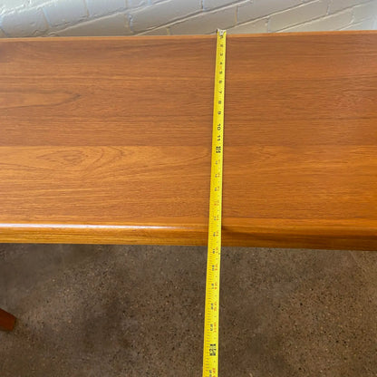 RESTORED VEJLE STOLE TEAK CONSOLE TABLE