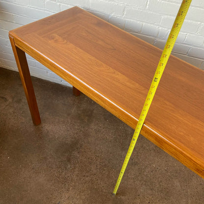 RESTORED VEJLE STOLE TEAK CONSOLE TABLE