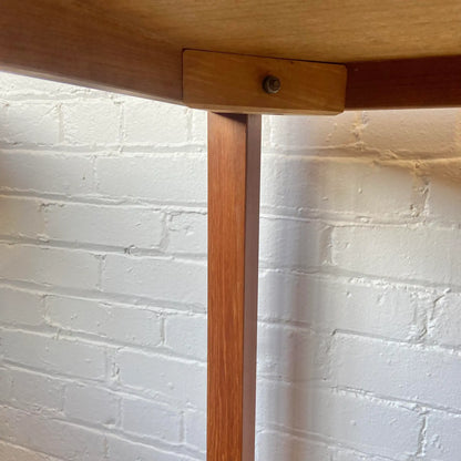 RESTORED VEJLE STOLE TEAK CONSOLE TABLE