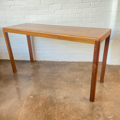 RESTORED VEJLE STOLE TEAK CONSOLE TABLE