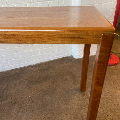 RESTORED VEJLE STOLE TEAK CONSOLE TABLE