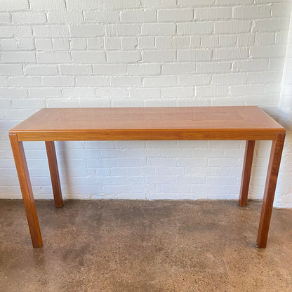 RESTORED VEJLE STOLE TEAK CONSOLE TABLE