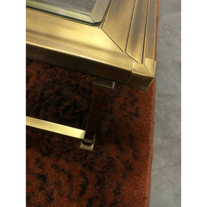 1960S BRASS COFFEE TABLE BY MASTERCRAFT