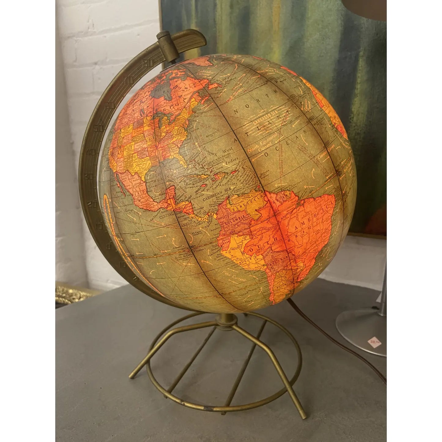 CRAM’S ILLUMINATING TERRESTRIAL GLOBE