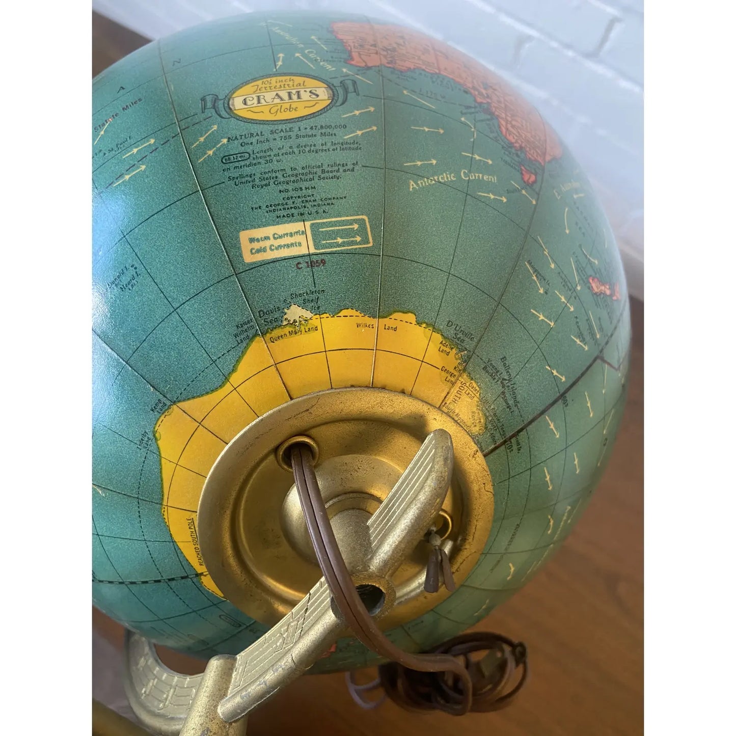 CRAM’S ILLUMINATING TERRESTRIAL GLOBE