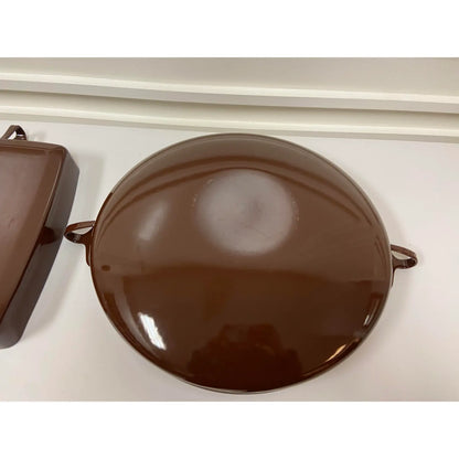 DANSK KOBENSTYLE ENAMELED CASSEROLE DISH - SET OF 3