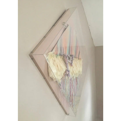 GREG COPELAND LUCITE MIXED MEDIA WALL ART, 1970S