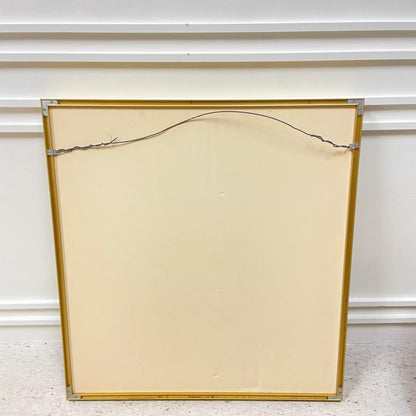 HANDMADE PAPER FIBER ARTWORK - SIGNED