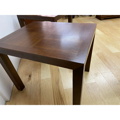 MCM LANE ALTAVISTA WALNUT PARSONS END TABLES - PAIR