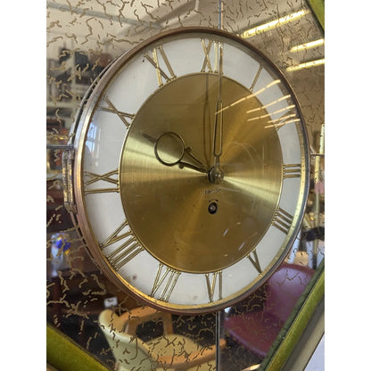 RETRO SELF WINDING ZEBRA WALL CLOCK