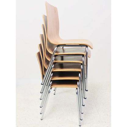 STACKABLE CAFE “PURSE” CHAIR